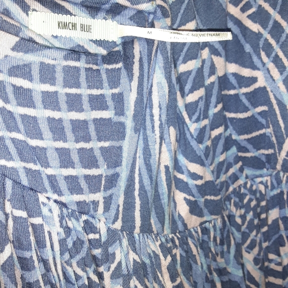 UO Kimichi Blue fit and flare romper size M - Picture 5 of 7